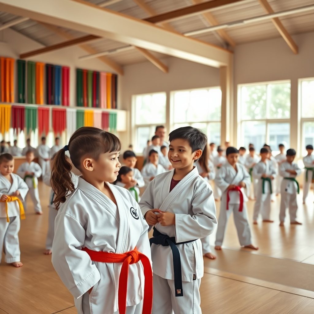 Martial arts training at Beltpath dojo